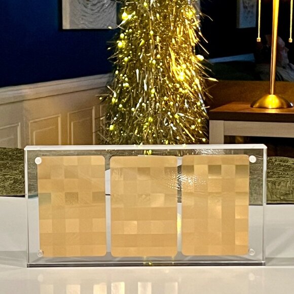 Louis Vuitton Gold Foil Damier #2 x 3 Playing Card Set - Picture 5 of 8